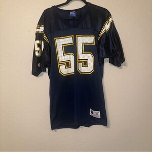 Champion Dark Blue Sports Jersey with Number 55